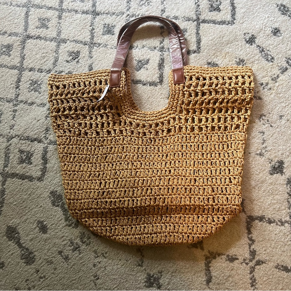 Banana Republic Woven Tote Bag